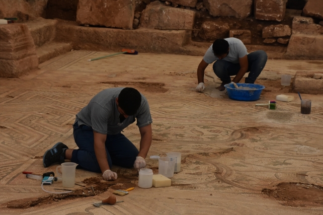 Adıyaman'da 9 yıl önce bulunan mozaik ziyarete açılıyor